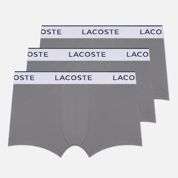 Білизна Lacoste Cotton Stretch Trunk 3 Pack 5H9002-00-S6K, XL, Чоловіче 5H9002-00-S6K фото