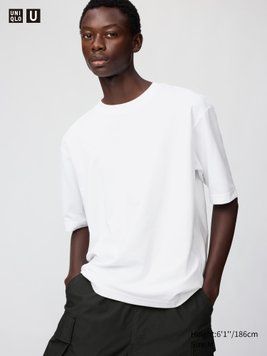 Uniqlo Airism Oversized Crew Neck T-Shirt 341-475355 фото